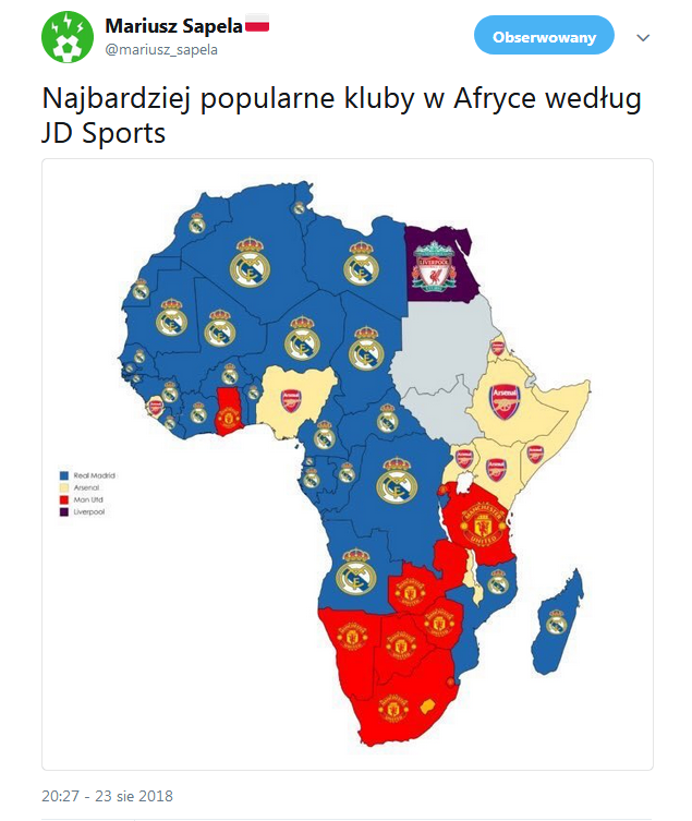 NAJPOPULARNIEJSZE kluby w Afryce